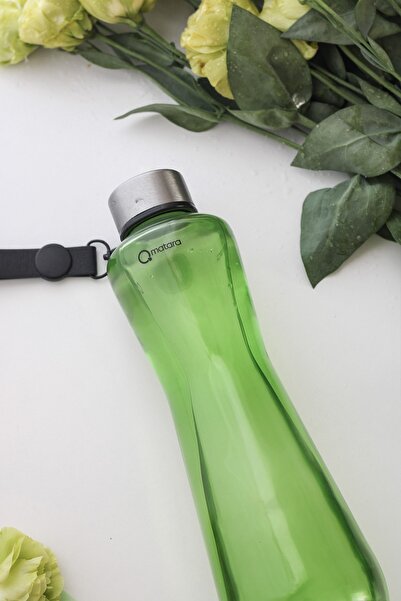 Qmatara Clear Green Glass Flask Premium 750Cc