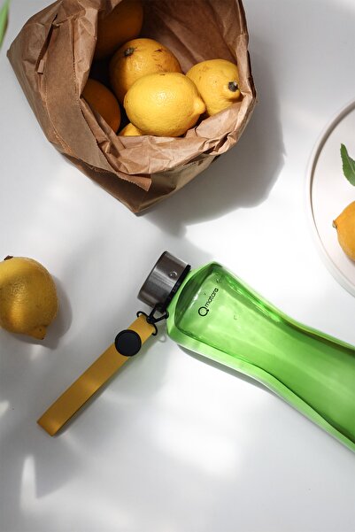 Qmatara Clear Green Glass Flask Premium 750Cc