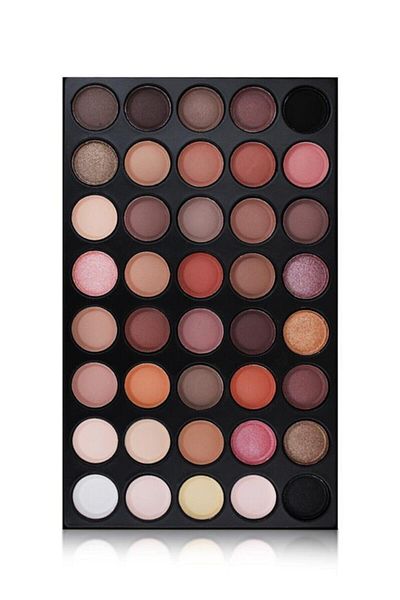 MUJGAN Black 40-Piece Matte Pearlescent Eyeshadow Palette