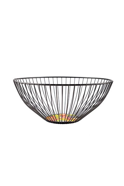 nilşah Deep Fruit Bowl-black