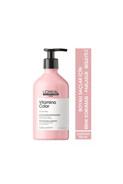 L'oreal Professionnel Serie Expert Vitamino Color Boyalı Saçlar Için Renk Koruyucu Shampoo 500 Ml