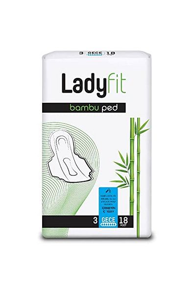 Lady Fit Bamboo Ladyfit Super Night - 18 Pads