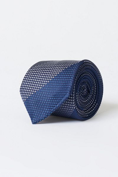 ALTINYILDIZ CLASSICS Ανδρική κλασική γραβάτα Navy Blue-beige με σχέδιο Navy Blue Beige