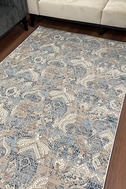 SULTAN HALI Mavi Altı Kaymaz Yıkanabilir Halı