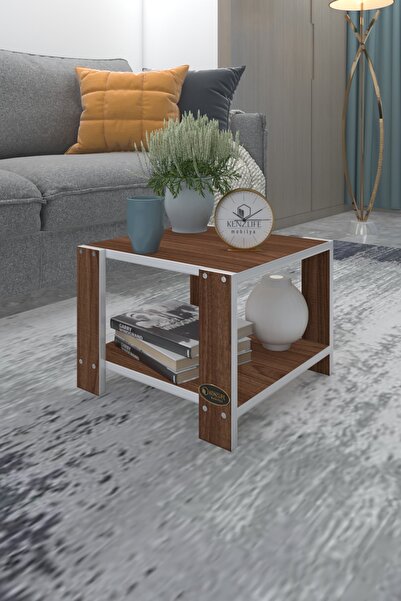 Kenzlife Orta Salon Sehpası Cakarta Cvz 39*39*39 Yemek Sofra Bilgisayar (M)