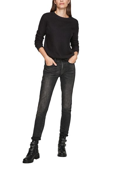 QS by s.Oliver Pullover - Schwarz - Regular Fit