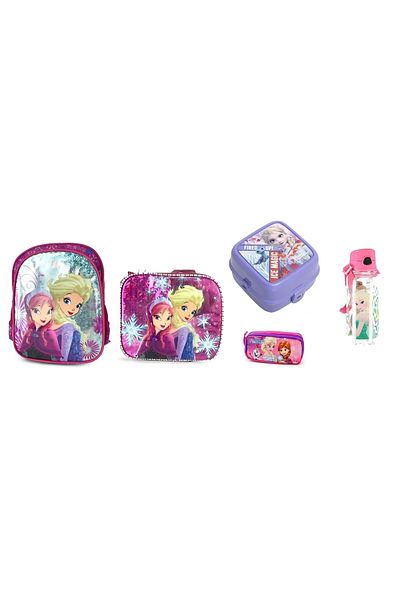 GENC DIJITAL BASKI Set genți Frozen Girls (5 bucăți)