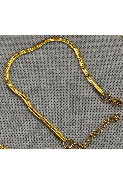 Lizzy Unisex Silver Italian Flat Steel Bracelet