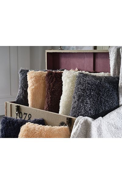 Doqu Home Калъфка за възглавница Meyra, кафява - 45 x 45 см