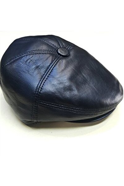Derimont's Hakiki Deri Klasik Erkek Deri Kasket Kod-s-19