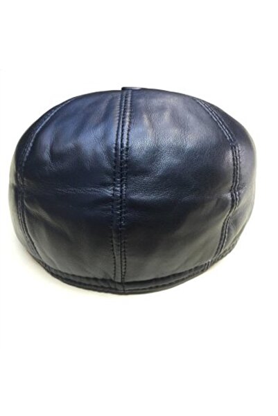 Derimont's Hakiki Deri Klasik Erkek Deri Kasket Kod-s-19