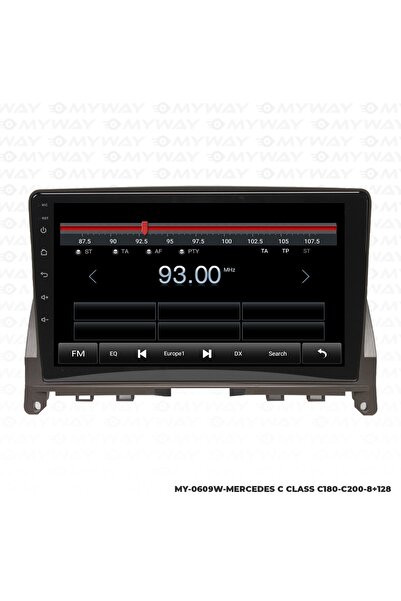 MYWAYY Mercedes C Class C180-c200 Android Carplay Navigasyon Multimedya Ekran-8gb Ram
