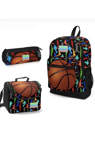İndirimkusu Set de genți din 3 piese Coral High Basketball Geantă pentru copii