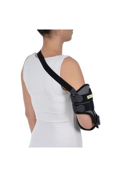 Wingmed حامل الجبيرة لرابط الكوع (تعديل درجة) (0-15-30-45-60-75-90-105) قابل للتعديل لأسفل وأعلى