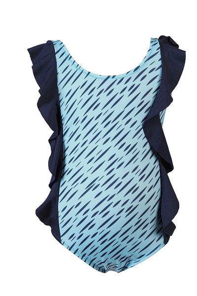 TESMAY Girl's Swimsuit Frilly New Season Polyamide Slim Fit Thin Lined Water Repellent