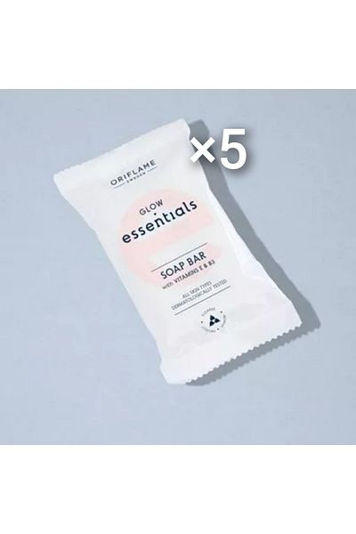 Oriflame Glow Essentials Vitamin E & B3 Soap 5 pcs