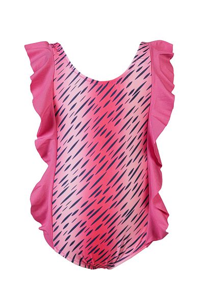 TESMAY Girl's Swimsuit Frilly New Season Polyamide Slim Fit Thin Lined Water Repellent
