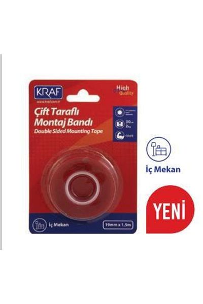 KRAF Ταινία στερέωσης Διμερής 19mm X 1,5 2530g