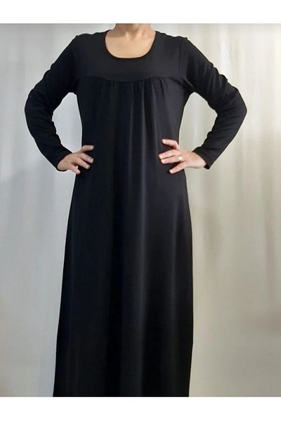 Mertcan Butik Μπουζούμι φόρεμα βισκόζης με κομμένο μπροστινό μέρος από ρόμπα