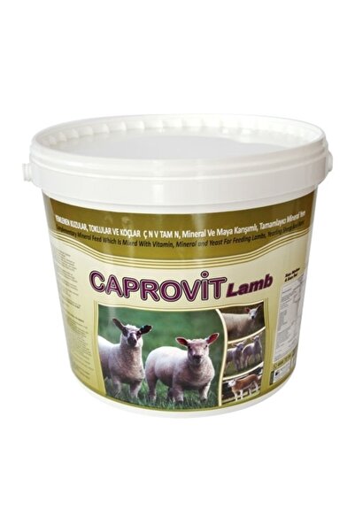 Royal Caprovit Lamb 25 Kg Koyun Kuzu Doğal Verim Artırıcı Yem Katkı
