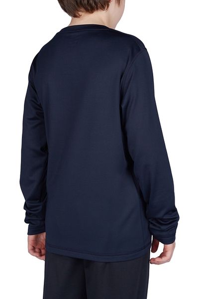 Lescon Tricou pentru copii cu mânecă lungă bleumarin 18k-3038