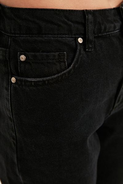 Trn JNS Pantaloni negri Mom Jean