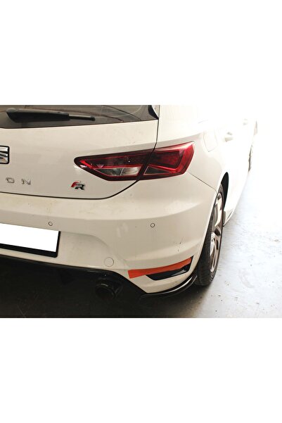 HasAkman Seat Leon Mk3.5 Fr Aero Arka Flap Set Piona Black Plastik 2017 - 202...