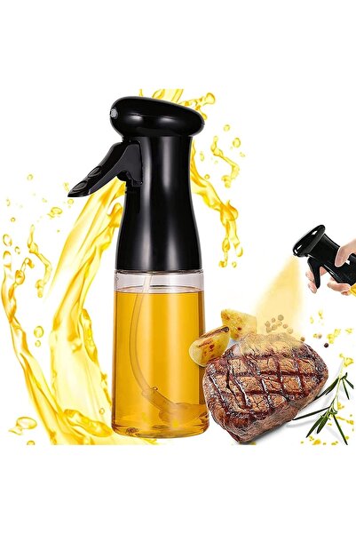 epazzar Sprey Cam Yağlık Air Fryer Fritöz Yağ Püskürtücü Siyah