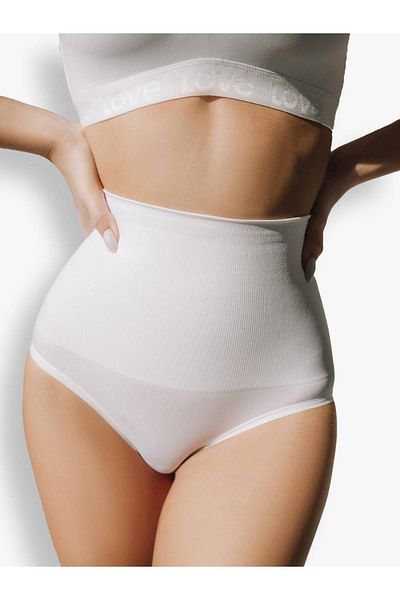 MİSTİRİK Temple Shaper Shaper Корсет с висока талия Бял цвят
