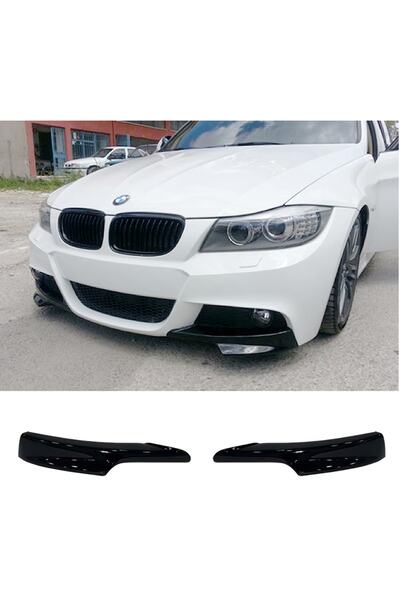 HasAkman Bmw E90 Lcı 3 Serisi M Techinc Ön Flap Set Piona Black 2008 2009 201...