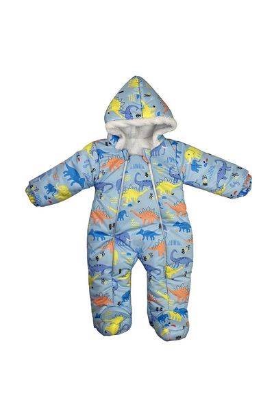 PODİUM GİYİM Welsoft Cosmonaut with New Season Cute Elephant & Dinosaur Patterned Booties