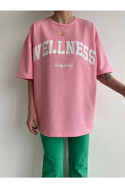 Machetta Μπλουζάκι Υπερμεγέθης Wellness Sporty & Rich Printed Oversize