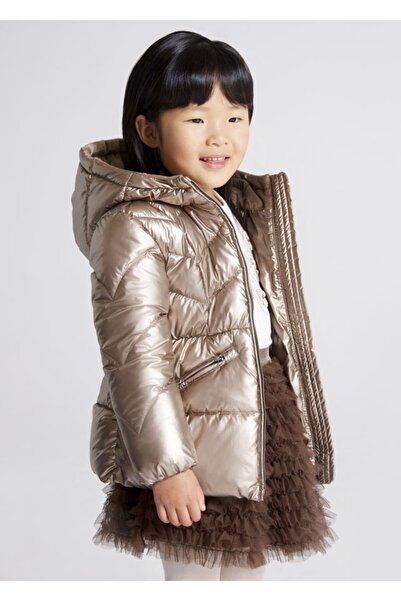 MAYORAL 4491 معطف بناتي ذهبي