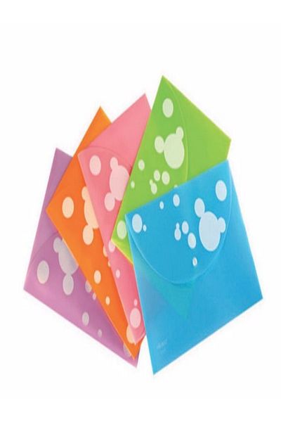 Heeton Patterned Snap File 4 Pieces