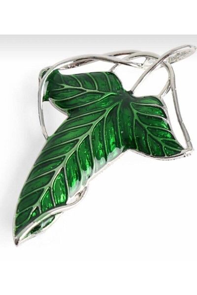 Köstebek Lord Of The Rings Elf Cloak Brooch Necklace