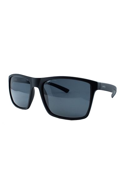 Swing 252 C193 58 Unisex Black Angular Frame Sunglasses