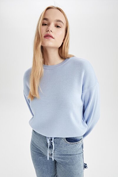 DeFacto Pulover cu decolteu supradimensionat