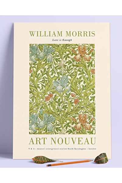 Buka Shops William Morris Duvar Posteri Dev Boy 45x30 Cm