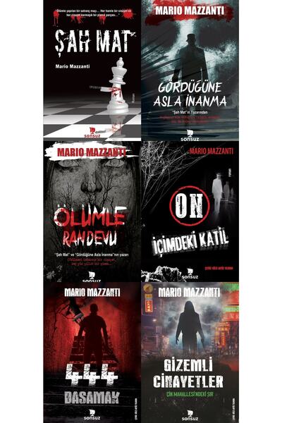YAKAMOZKİTAP Marıo Mazzantı Kitap Seti - 6 Kitap