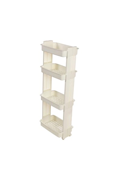 Motek Modern Organizer 4 Katlı Raf Beyaz