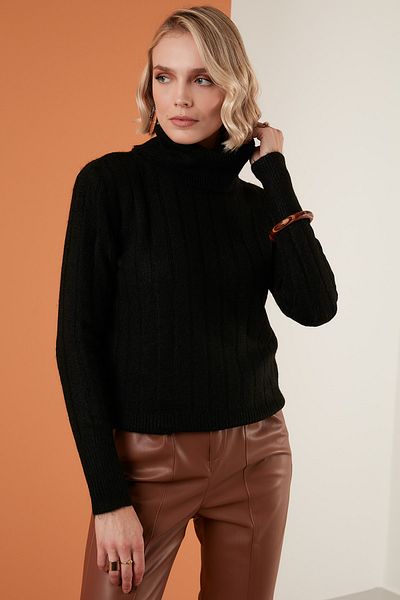 Lela Tricotaj cu gât țesut Pulover Pulover pentru femei 6329001