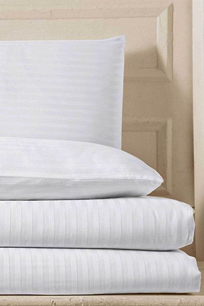 Arya Home Set cuvertură dublu Hotel Cotton Satin White