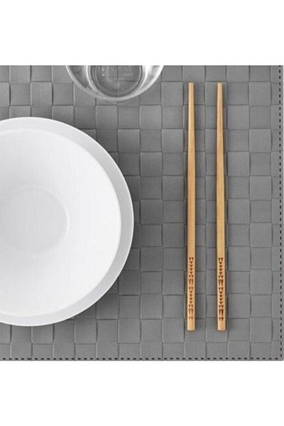 IKEA 4 Pairs Washable Bamboo Chopstick Japanese Chinese Chopsticks Length: 24 Cm