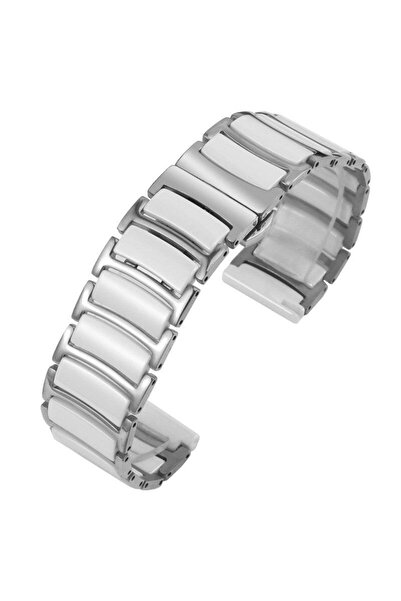 AktarMobile Huawei Watch Gt 3 Pro 43 Mm Uyumlu Seramik Metal Kordon Seramik M...