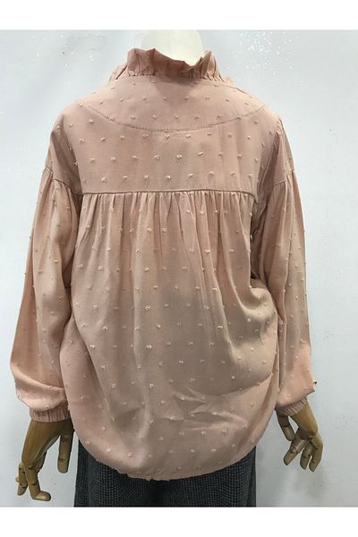 Çikoby Girl's Ruffle Trim Shirt