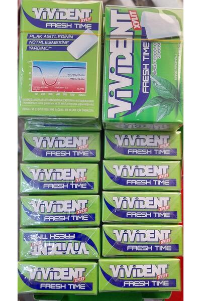 Vivident فروتي تايم - علبة 20 علبة علكة