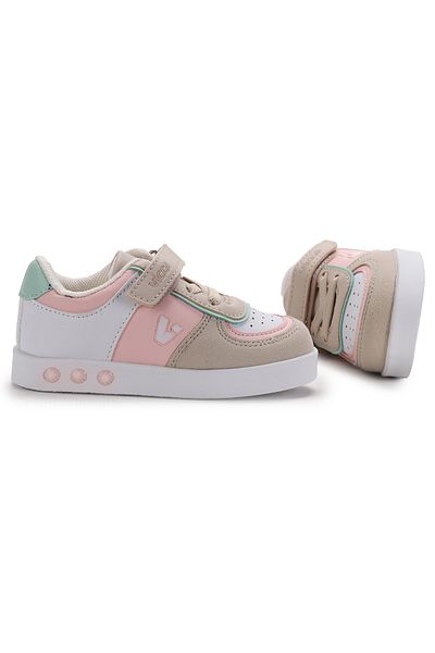 Vicco 313.21k.130 Sam Daily Lighted Velcro Girls/Boys Sports Shoes