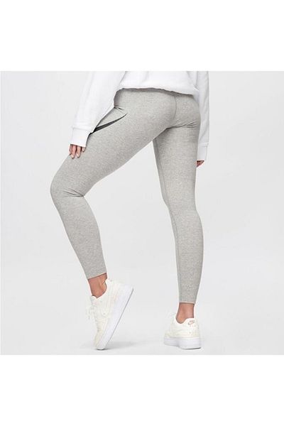 Nike Sportswear Swoosh Leg-a-see Women's Gray Tights Db3896-063