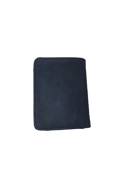 MKM MAN Men's Navy Blue Vertical Wallet