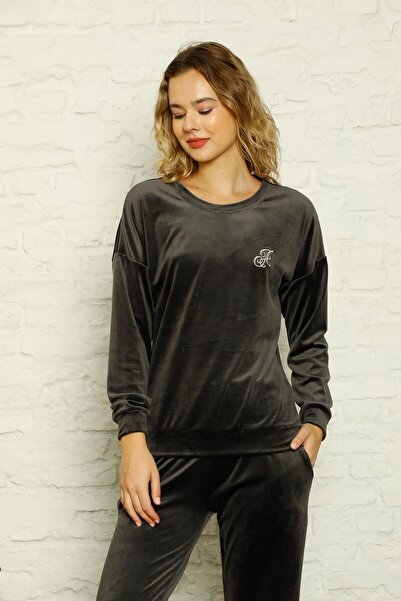 Farya Home Luxury Velvet Collection Silky Velvet Pajama Set